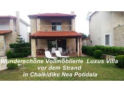 Wunderschne Vollmblierte Luxus Villa Strand Chalkidike Nea Potidaia - Haus kaufen - Bild 1