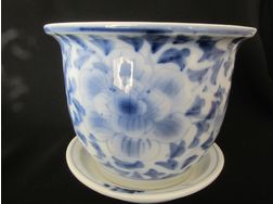 Chinesischer Blumentopf Untersetzer - Vasen & Kunstpflanzen - Bild 1