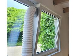 Fensterabdichtung Abluftschlauch Fenster - Klimagerte & Ventilatoren - Bild 1