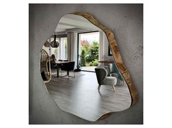 Spiegel Wandbehang Holzspiegel Rustikal - Spiegel - Bild 1
