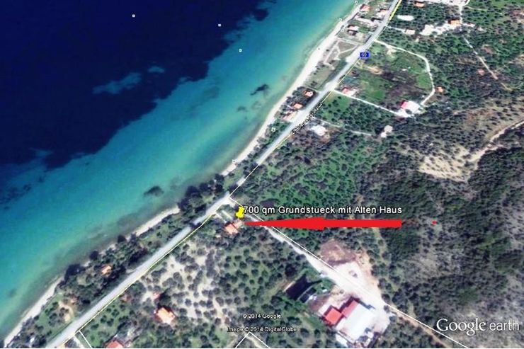 Wunderschönes Grundstück 700 qm Meer Insel Thasos - Grundstück kaufen - Bild 1