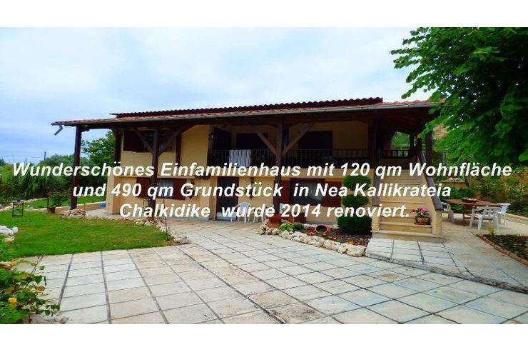 WundersWunderschnes Einfamilienhaus 120 qm Wohnflche 490 qm Grundstck Nea - Haus kaufen - Bild 1
