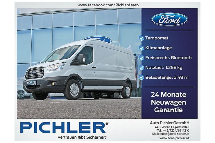 Ford Transit Kastenw Trend 350L3H2 19 500 netto - Autos Ford - Bild 1