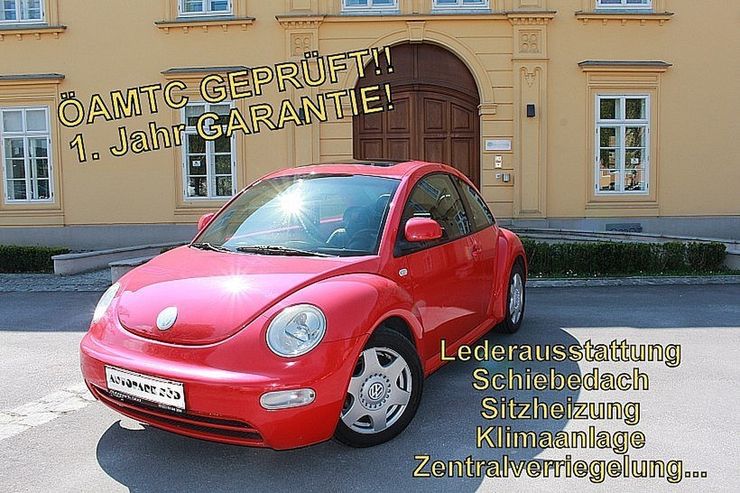 VW Beetle 2 Leder Schiebedach Sitzh AMTC TEST - Autos VW - Bild 1