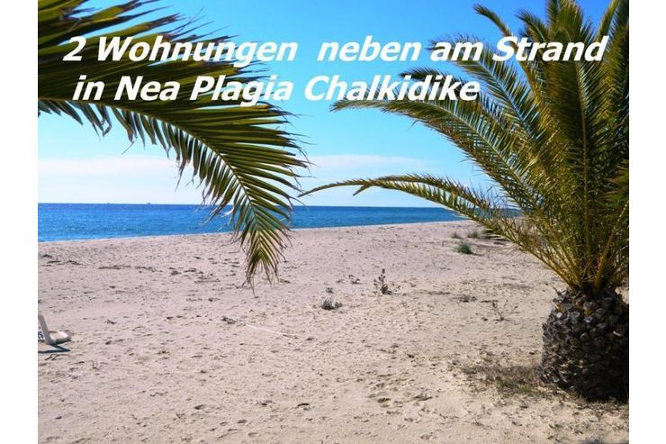 2 Wohnungen Strand Nea Plagia Chalkidike verkaufen - Wohnung kaufen - Bild 1