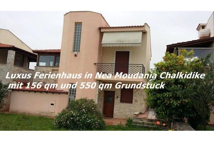 Luxuris Ferienhaus Nea Moudania Chalkidike 156 qm 550 qm Grundstck - Haus kaufen - Bild 1