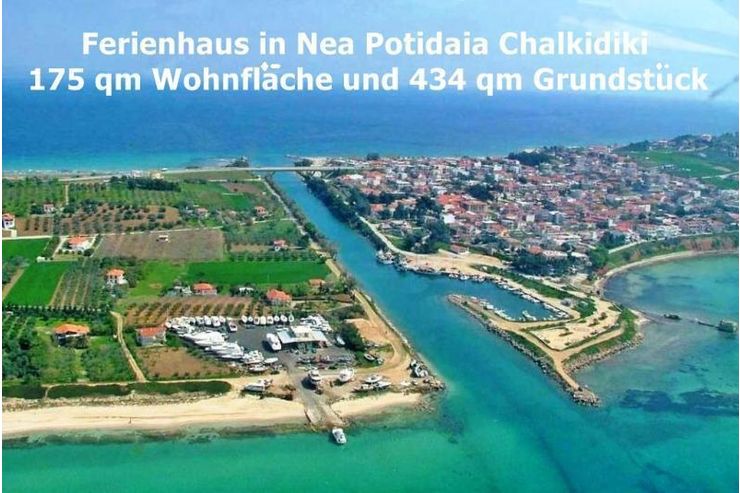 Ferienhaus Nea Potidaia Chalkidiki 175 qm Wohnfläche 434 qm Grundstück - Haus kaufen - Bild 1