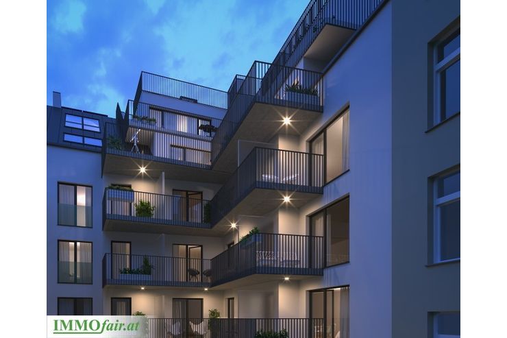Trendiges Neubauprojekt Top 2 Zimmer Balkon Top 5 43m² Wohnfläche 4m² Bal - Wohnung kaufen - Bild 1