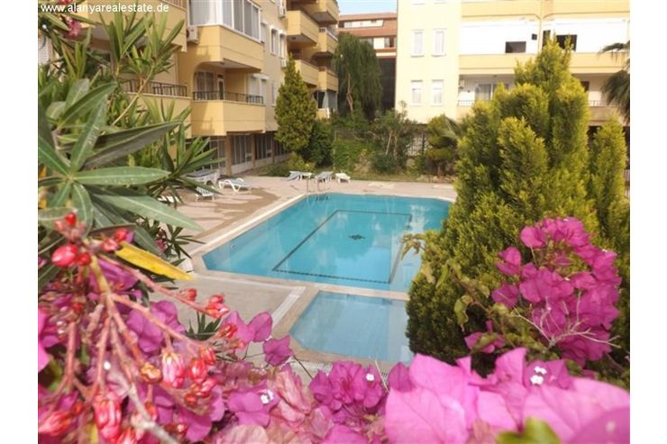 Gemtliche 2 Zimmer Ferienwohnung Pool zentraler Lage Alanya Oba - Wohnung kaufen - Bild 1