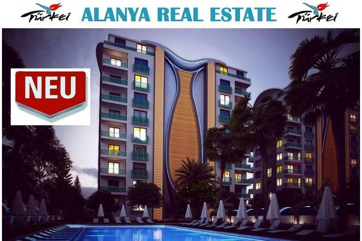 Alanya Towers super Luxus 2 Zimmer Stadt Wohnungen Pool Hallenbad - Wohnung kaufen - Bild 1