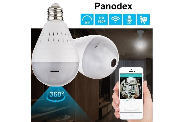 Panodex HD 960p WIFI berwachungskamera Fr E27 - Handys, Smartphones & Festnetz - Bild 1