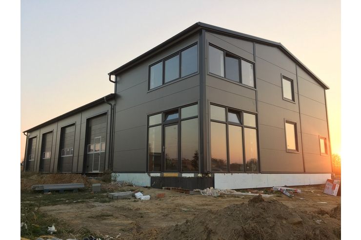 Stahlhalle Wohnung Buero 27 x 12 - Gewerbeimmobilie kaufen - Bild 1