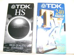 TDK VHS leerkassetten 180 240 min - Video Recorder - Bild 1