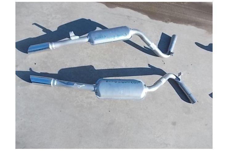 Rear exhaust silencers for Fiat Dino 2000 Coup - Kfz-Teile - Bild 1