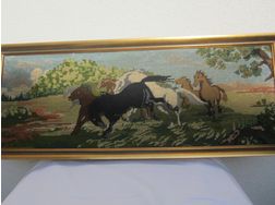 Wilde Pferde Gesticktes Bild - Stickbilder & Gobelins - Bild 1
