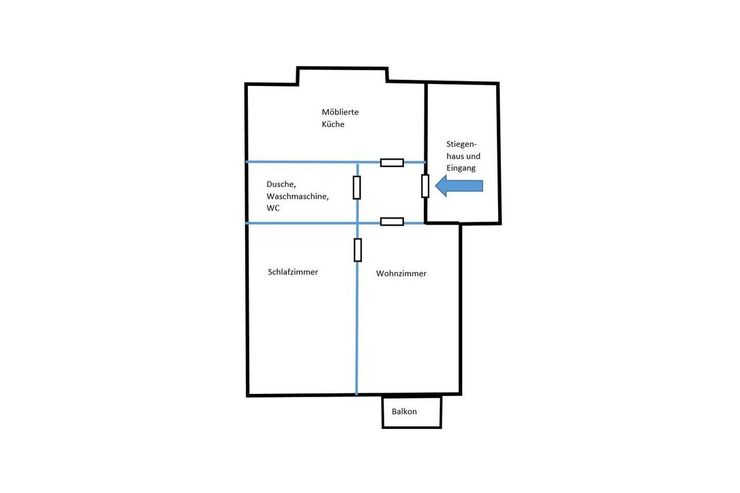 Einfache gut aufgeteilte Wohnung Graz - Wohnung mieten - Bild 1
