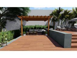 Moderne Terrassengestaltung konzept 2021 - Kleingärten - Bild 1