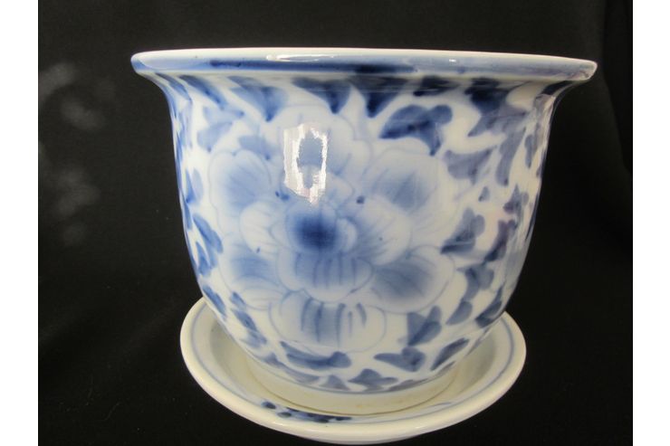 Chinesischer Blumentopf Untersetzer - Vasen & Kunstpflanzen - Bild 1