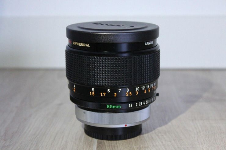 Canon Lens FD 85mm 1 1 2 S S C ASPHERICAL MINT - Objektive, Filter & Zubehr - Bild 1