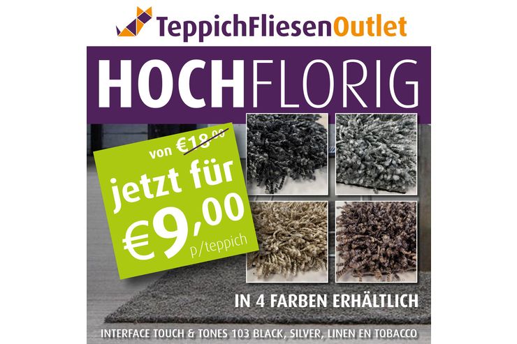Hochflorige Teppichfliesen A Qualitt - Teppiche - Bild 1