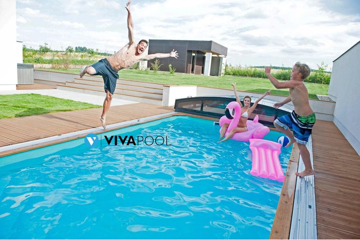 GFK Pool VERONA Wrmepumpe Abdeckung Vivapool - Pools - Bild 1