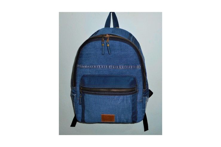 Echt Jeans Rucksack Backpack Neu handmade - Taschen & Ruckscke - Bild 1