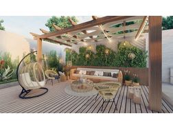 Moderne Terrassengestaltung SECHELI GmbH Wien - Gartendekoraktion - Bild 1