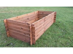 Stabiler Holzkomposter Kompostbehlter Hochbeet - Pflanzgefe - Bild 1