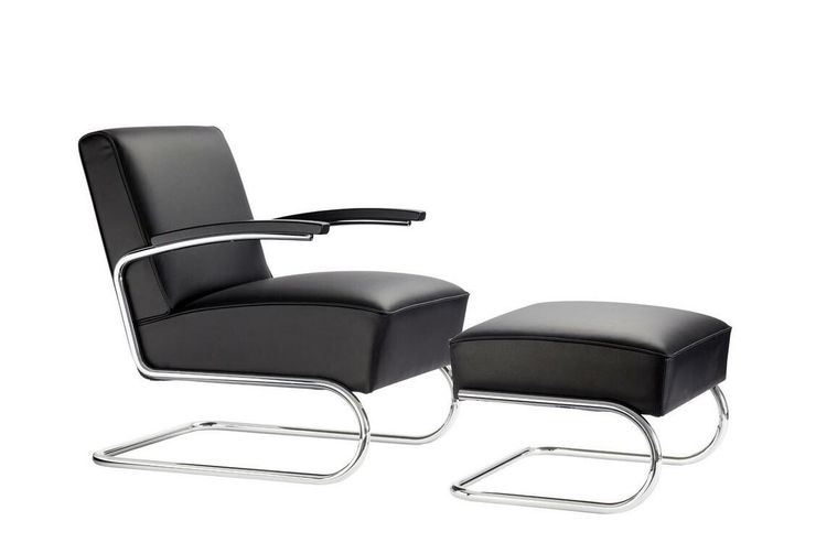 Thonet S411 Freischwingersessel Hocker - Sofas & Sitzmbel - Bild 1