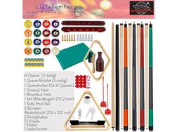 Billard 16 teiliges Komplett Set NEU - Billard - Bild 1