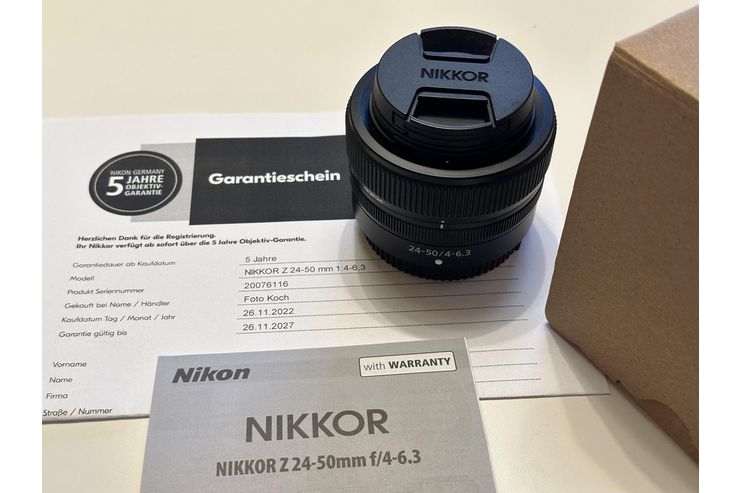 Nikon Z 24 50mm f 4 6 3 - Objektive, Filter & Zubehr - Bild 1