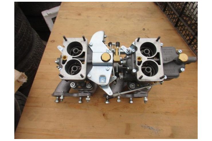 Carburetors and manifold Weber 34DCS 2 3 - Motorteile & Zubehr - Bild 1