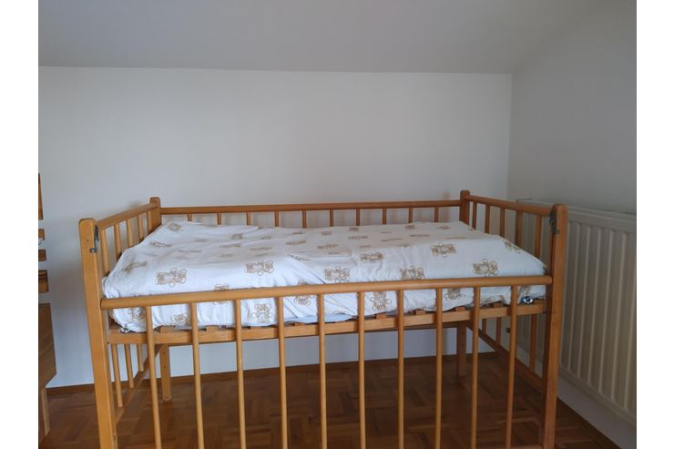 Kinder Gitterbett Massiv hhenverst Me - Betten - Bild 1