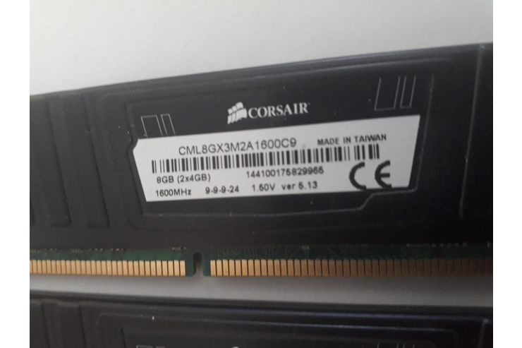 8GB Corsair Vengeance DDR3 1600 C9 RAM Computer - CPUs, RAM & Zubehr - Bild 1
