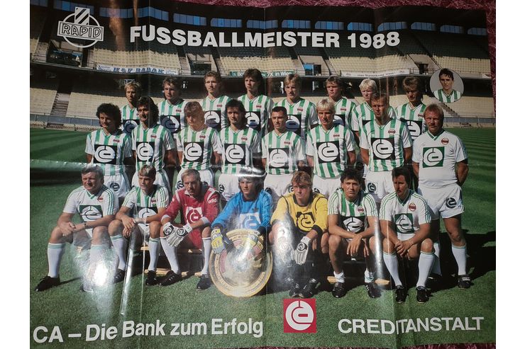 Meister Posters Rapid 1988 1996 2005 - Fuball - Bild 1