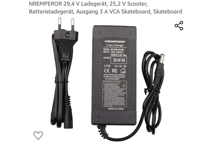 Ladegert e Scooter - Batterien & Batterieladegerte - Bild 1