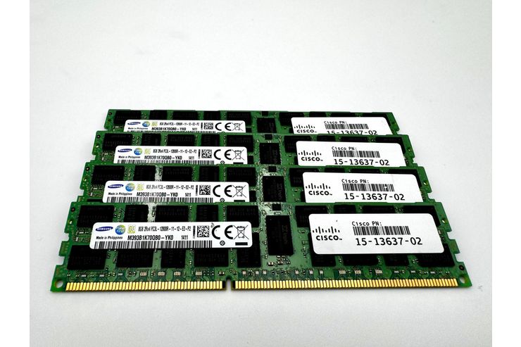 4 x 8GB DDR3 1600 MHz RDIMM - CPUs, RAM & Zubehr - Bild 1