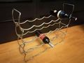 4 Weinregal Chromstahl 6 Fl stapelbar - Kellerregale & Weinregale - Bild 5