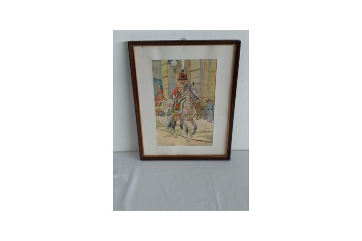 H871 Aquarell Gemlde Bild - Gemlde & Zeichnungen - Bild 1