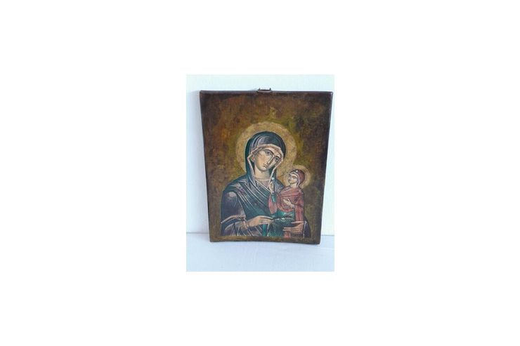 H672 Ikone Bild St Anna - Gemlde & Zeichnungen - Bild 1