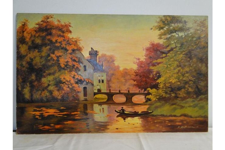 KS H280 lgemlde l Holz - Gemlde & Zeichnungen - Bild 1