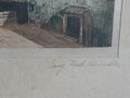 H543 Landschaftsbild original Farbradierung - Gemlde & Zeichnungen - Bild 6