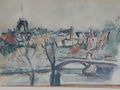 H564 Stadtbild Aquarell - Gemlde & Zeichnungen - Bild 2