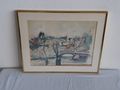 H564 Stadtbild Aquarell - Gemlde & Zeichnungen - Bild 1