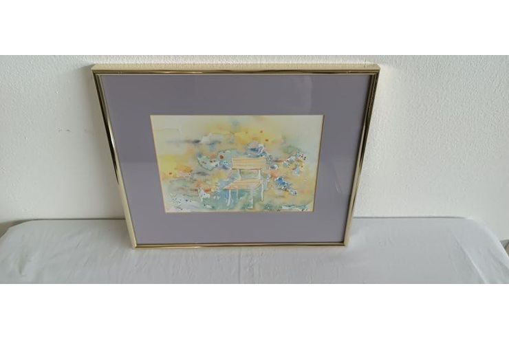 H431 Szenenbild Aquarell - Gemlde & Zeichnungen - Bild 1