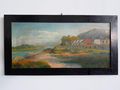 H333 Landschaftsbild l Leinen - Gemlde & Zeichnungen - Bild 1