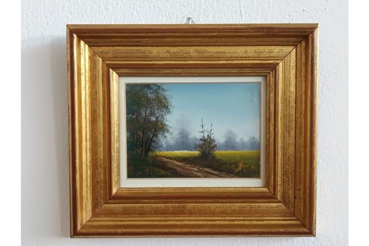 H162 gerahmtes Gemlde - Gemlde & Zeichnungen - Bild 1