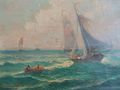 H170 lgemlde Bild Segelboote - Gemlde & Zeichnungen - Bild 3