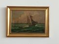 H170 lgemlde Bild Segelboote - Gemlde & Zeichnungen - Bild 1