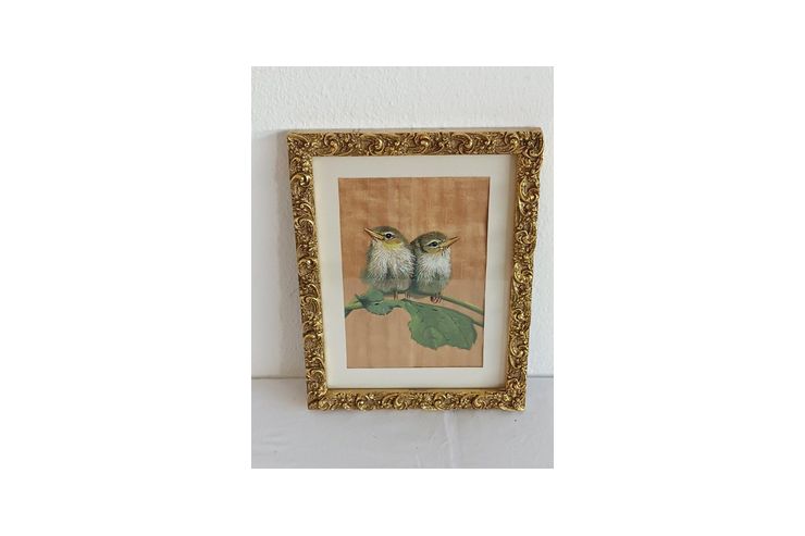 H173 Aquarell Tierbild - Gemlde & Zeichnungen - Bild 1